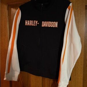 Harley-Davidson Black Jacket with White Logo